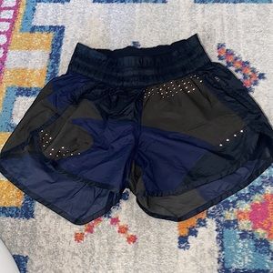Limited edition camo reflective lululemon shorts